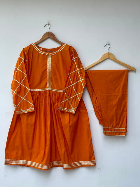 GOTA DRESS (MUSTARD)