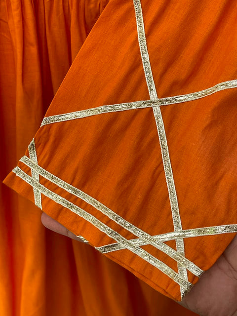 GOTA DRESS (MUSTARD)
