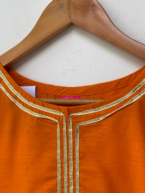 GOTA DRESS (MUSTARD)