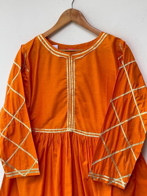 GOTA DRESS (MUSTARD)