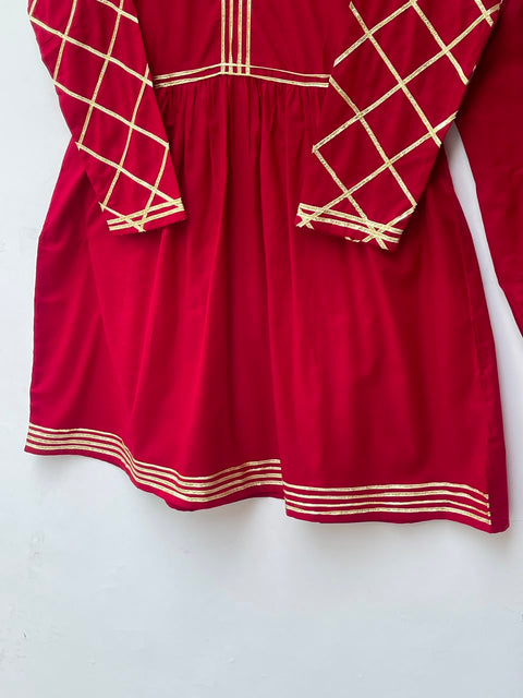 GOTA DRESS (RED)