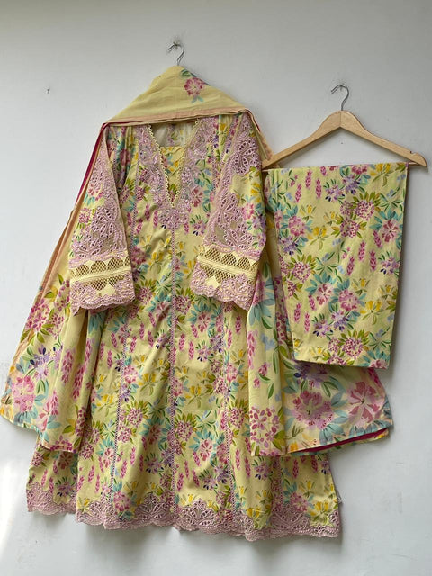 HUMAIRA (LIME YELLOW)