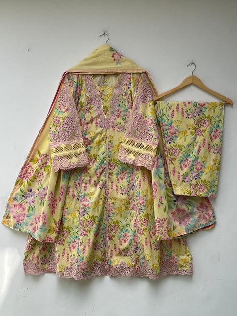 HUMAIRA (LIME YELLOW)