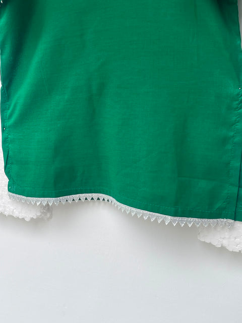 JASHN E AZADI  KIDS (GREEN & WHITE)