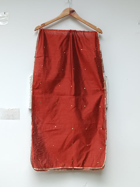 KHADI KIDS DUPATTA (BROWN)
