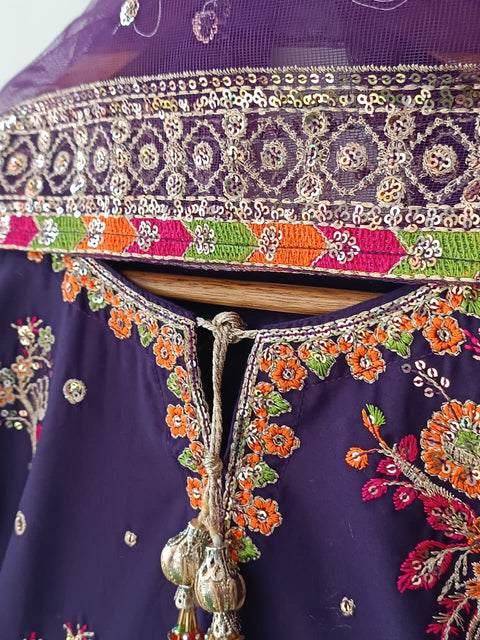 KISHWA EMB (PURPLE)