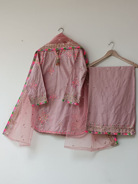 KISHWA EMB (MAUVE PINK)