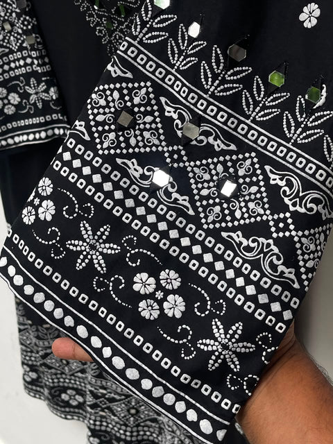 LILEN FOAM PRINT (BLACK)