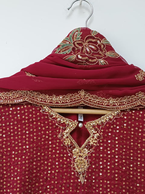 MUNEEZA (MAROON)