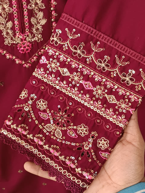 NABILA COTTON (MAROON)