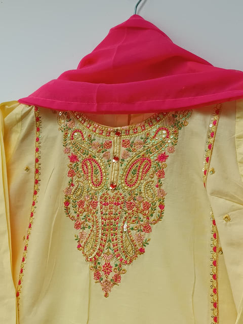 NAZISH KIDS (LIME YELLOW)