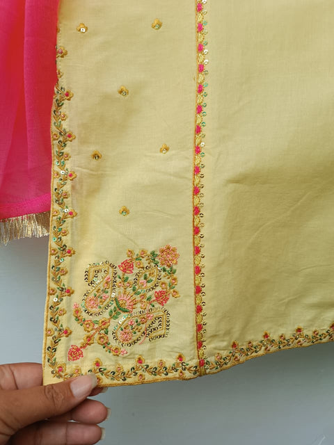 NAZISH KIDS (LIME YELLOW)