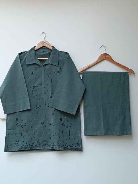 NEMAL TOP (MINT GRAY)