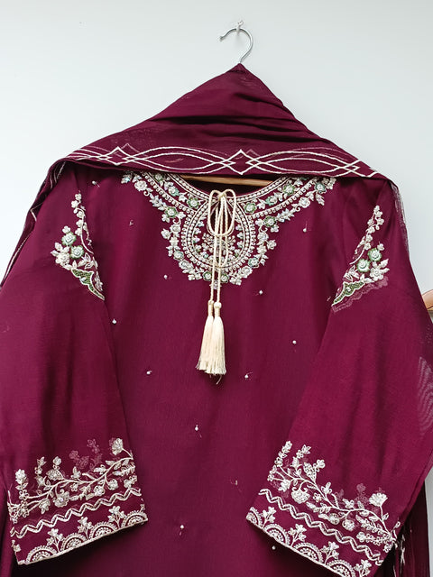 NEW SANAM (MAROON)