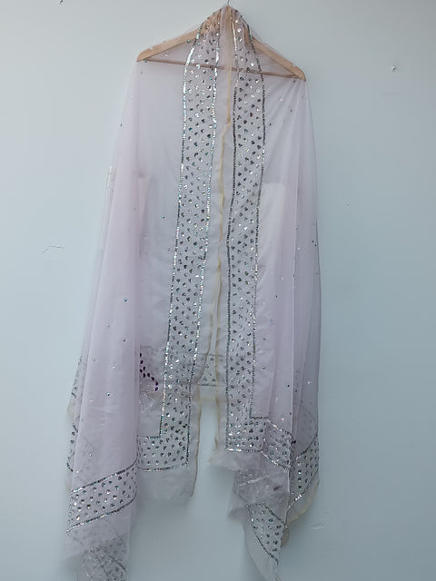 ORGANZA MUSE DUPATTA (LILAC)