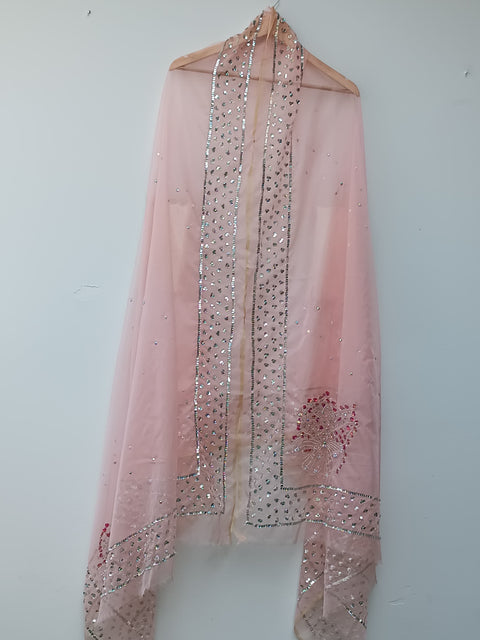 ORGANZA MUSE DUPATTA (PINK)