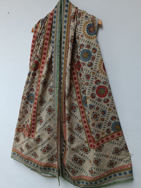 PRINTED SHAWL (BEIGE)