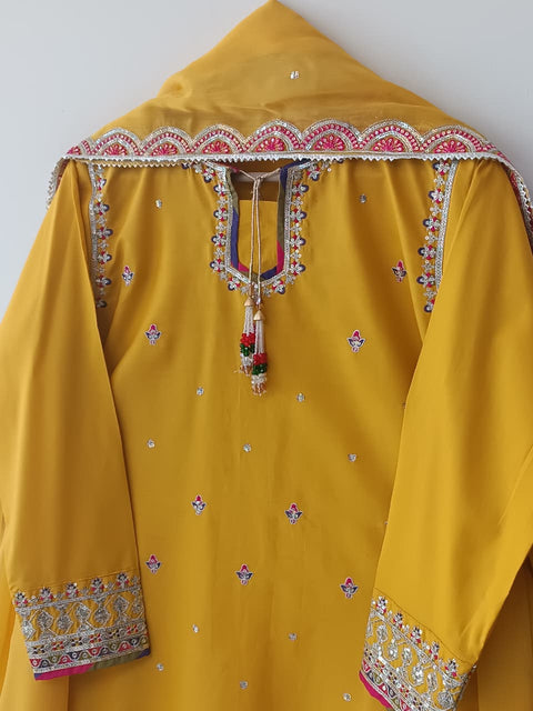 RAMZA EMB (MUSTARD)