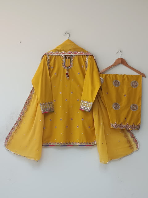 RAMZA EMB (MUSTARD)