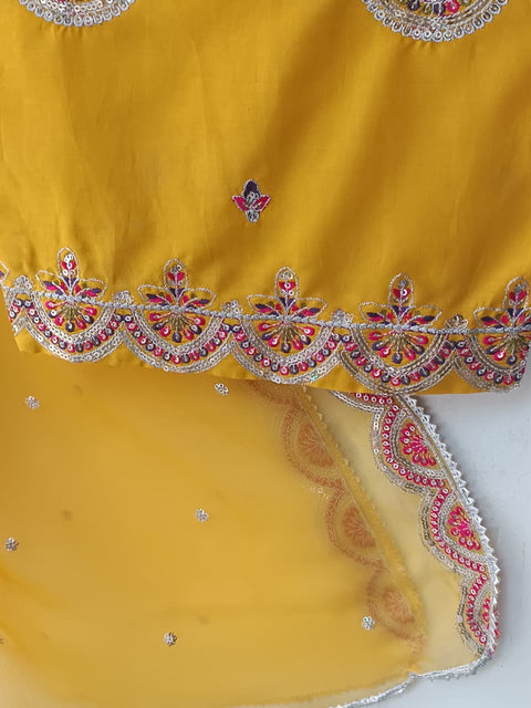 RAMZA EMB (MUSTARD)