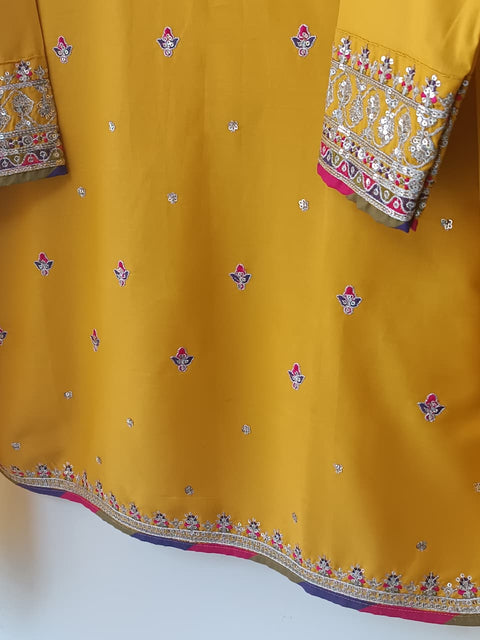 RAMZA EMB (MUSTARD)