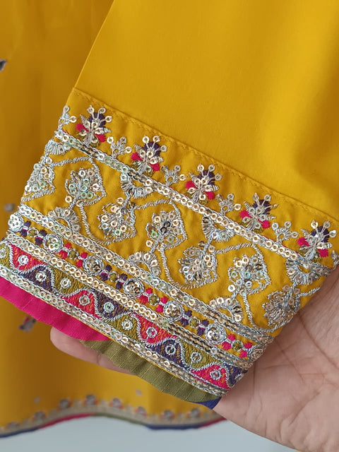 RAMZA EMB (MUSTARD)