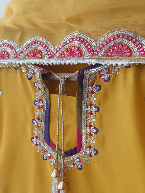 RAMZA EMB (MUSTARD)