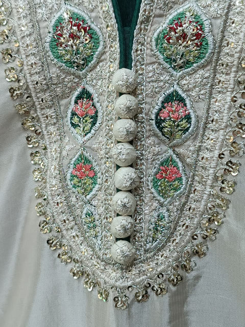 RANIA (BEIGE & GREEN)