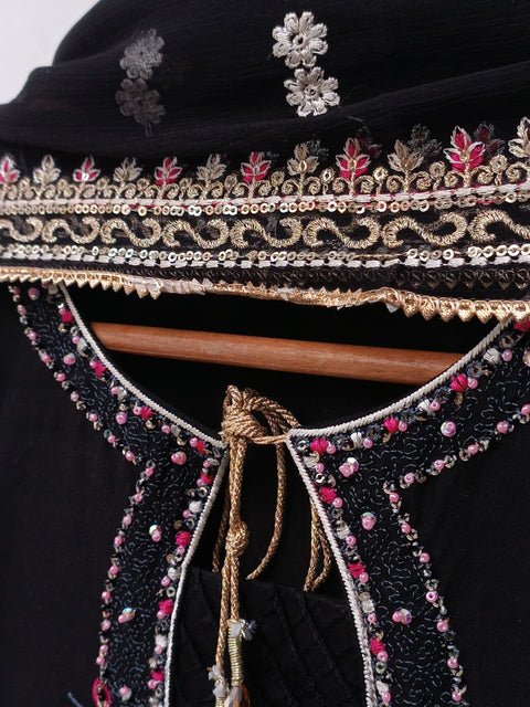 RUBAB COTTON (BLACK)