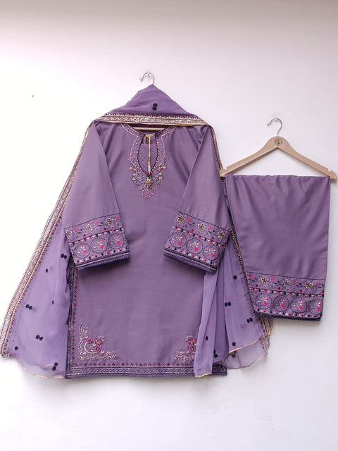 RUBAB COTTON (LILAC)