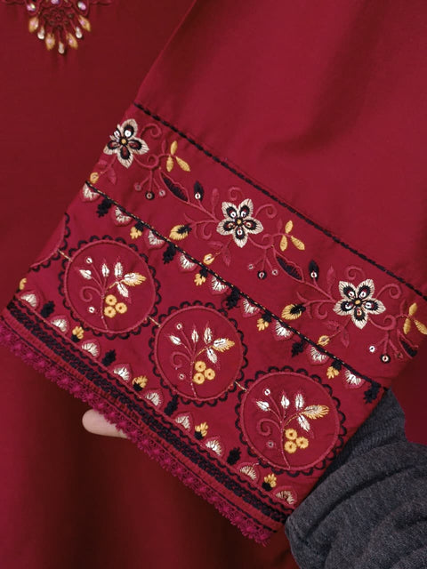 RUBAB COTTON (MAROON)