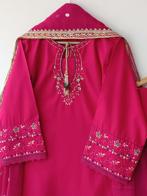 RUBAB COTTON (NEON PINK)