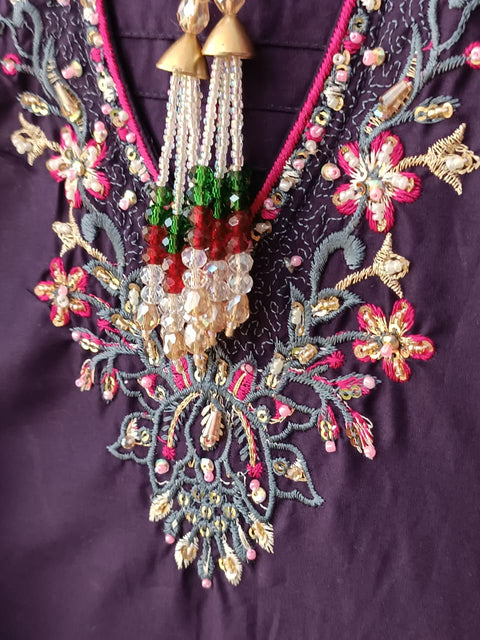 RUBAB COTTON (PURPLE)