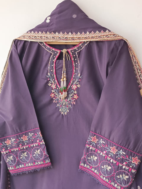 RUBAB COTTON (PURPLE)