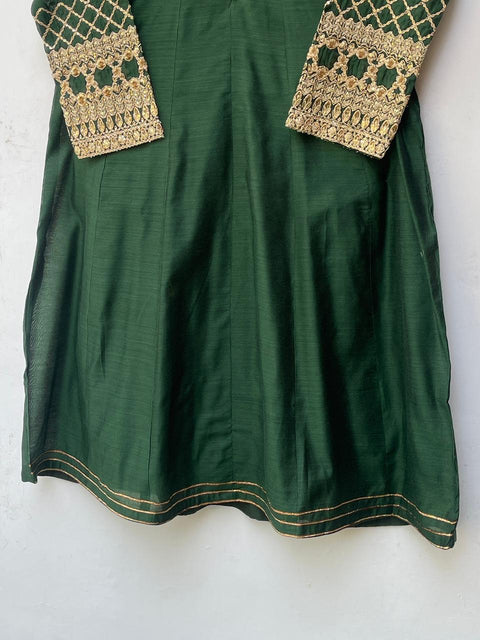 TILA WORK FROCK (GREEN)