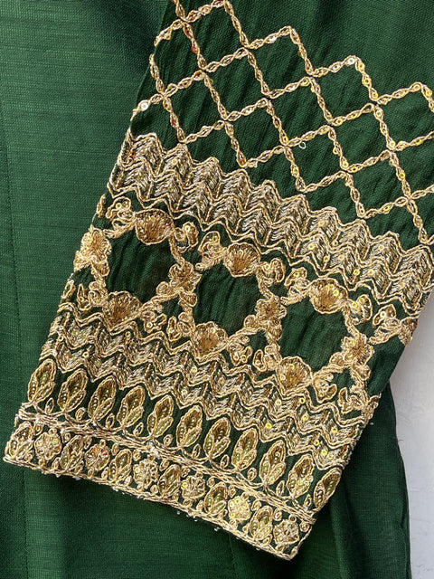 TILA WORK FROCK (GREEN)