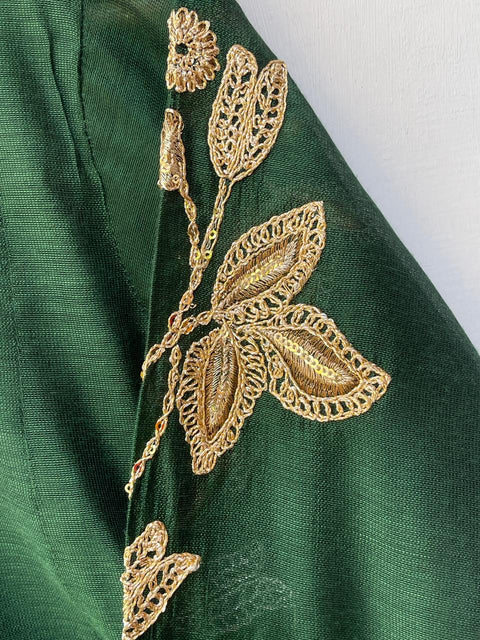 TILA WORK FROCK (GREEN)