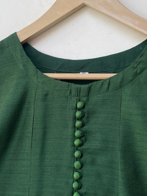TILA WORK FROCK (GREEN)