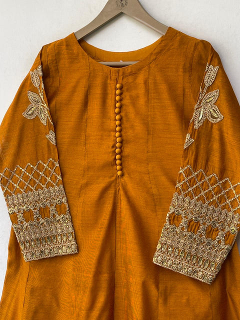 TILA WORK FROCK (MUSTARD)