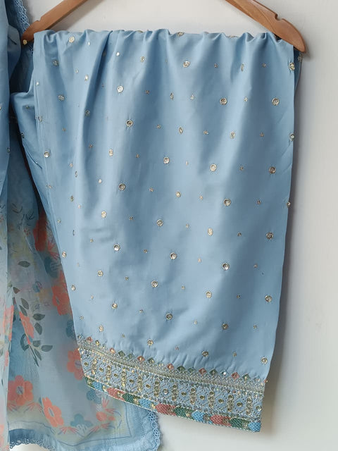 UKASHA COTTON (SKY BLUE)