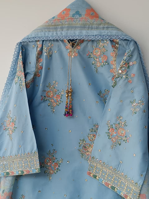 UKASHA COTTON (SKY BLUE)