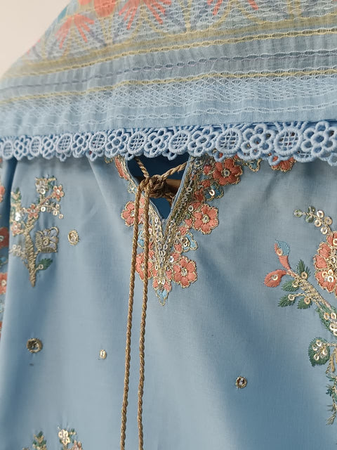 UKASHA COTTON (SKY BLUE)