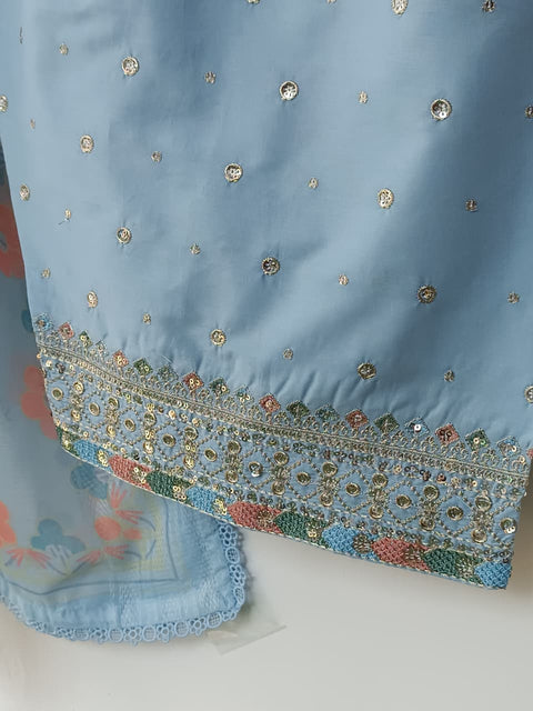 UKASHA COTTON (SKY BLUE)