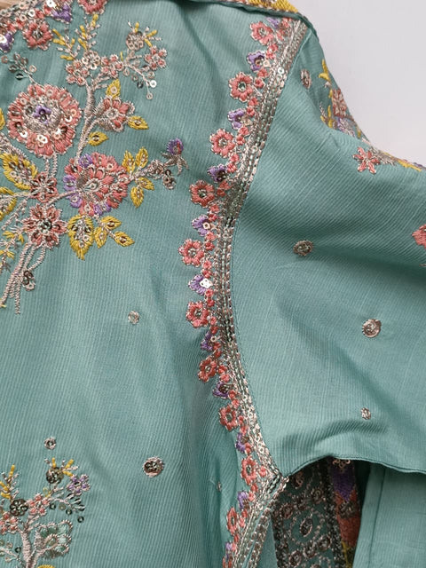 UKASHA SILK (AQUA)