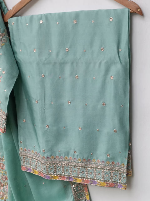 UKASHA SILK (AQUA)