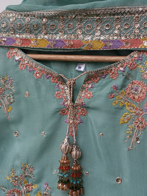 UKASHA SILK (AQUA)