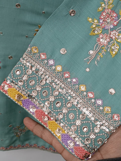 UKASHA SILK (AQUA)