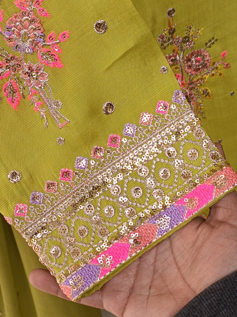 UKASHA SILK (MAHNDI)