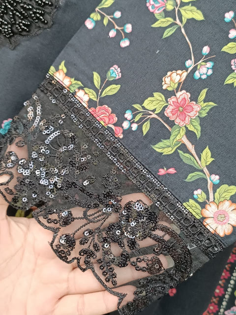 USHNA KHADDAR (BLACK)