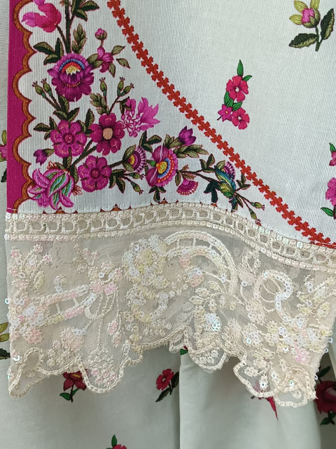 USHNA KHADDAR (IVORY)